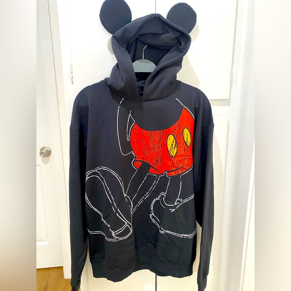 Mickey Mouse Hoodie with attached ears